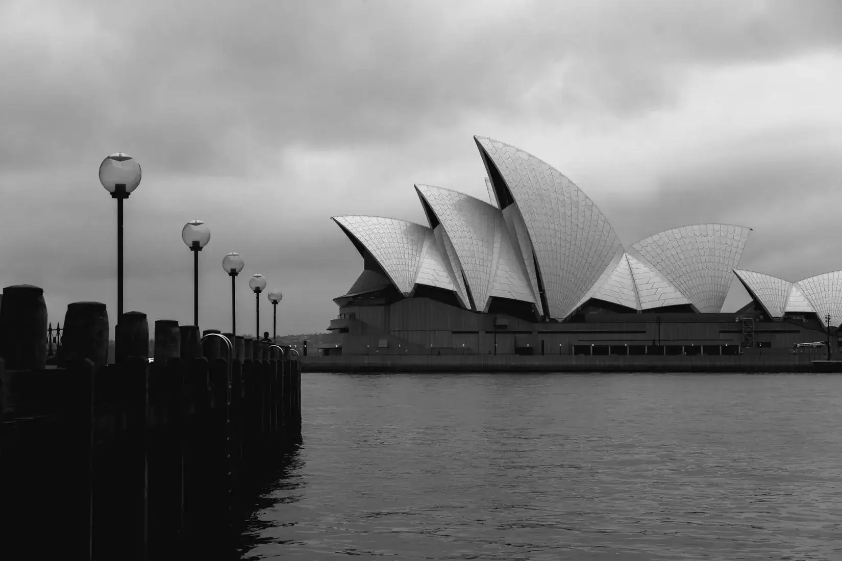 Sydney waterfront and Opera House