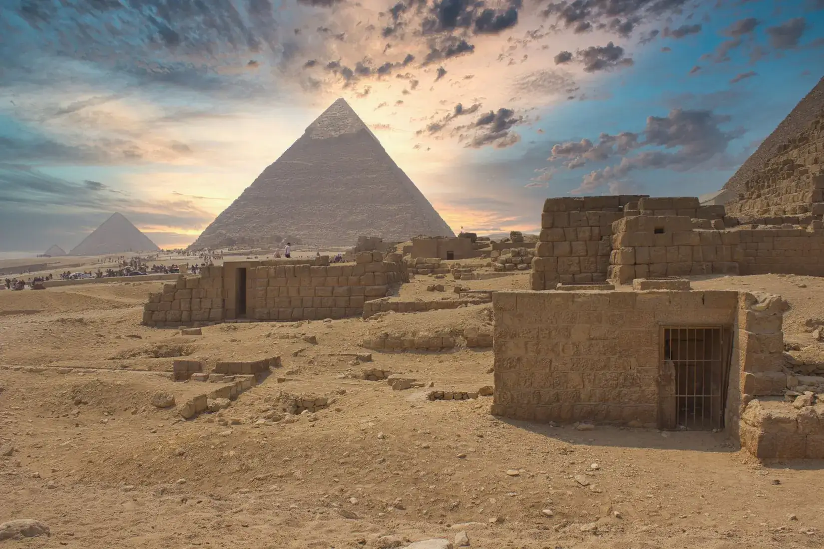 The pyramids in Egypt